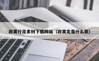 涟源寂寞行走素材下载网站（寂寞走是什么歌）